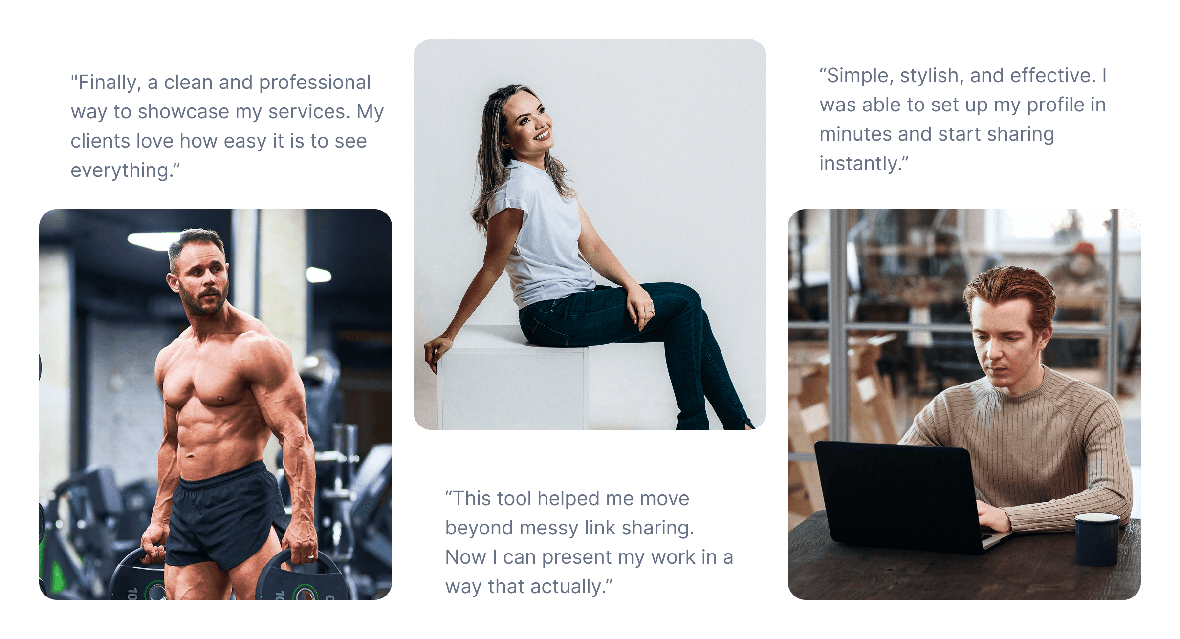 Testimonials - web view